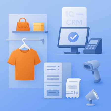 Иллюстрация торговых приспособлений